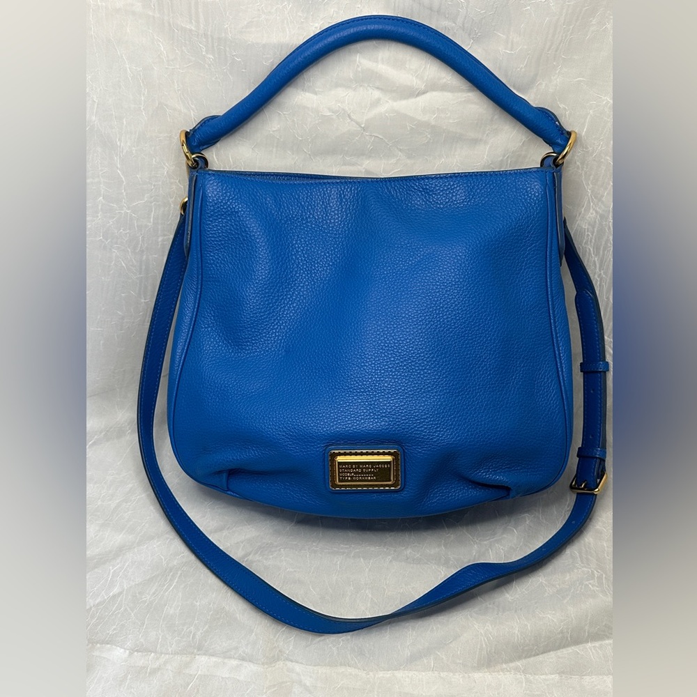 Marc Jacobs Too Hot to Handle Hobo Bag with crossbody strap Vibrant Blue